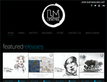 Tablet Screenshot of lapsusmusic.com